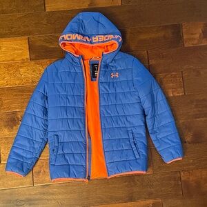 YLG Under Armour Orange and Blue Jacket